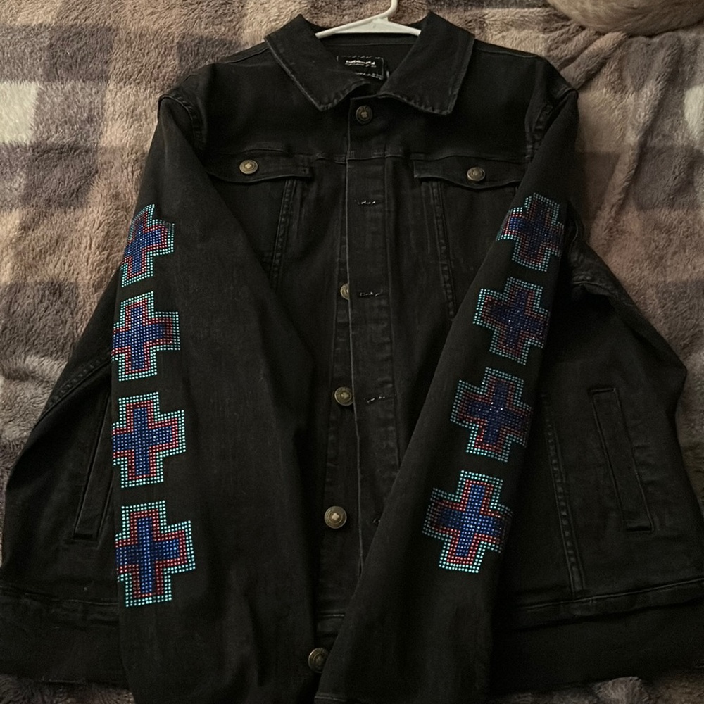 Pink dolphin jean jacket